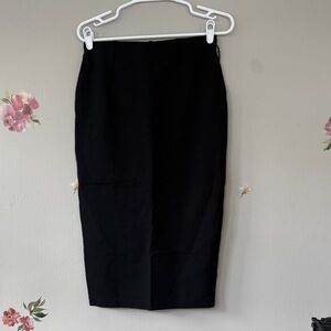 Prologue Classic Black Pencil Skirt